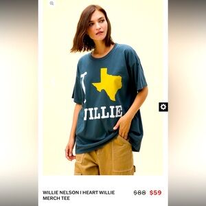 NWT DAYDREAMER I LOVE WILLY T-SHIRT 
SZ LG